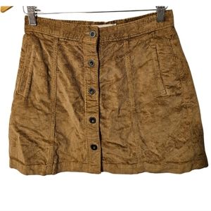 Cloth & Stone Mini Corduroy Skirt